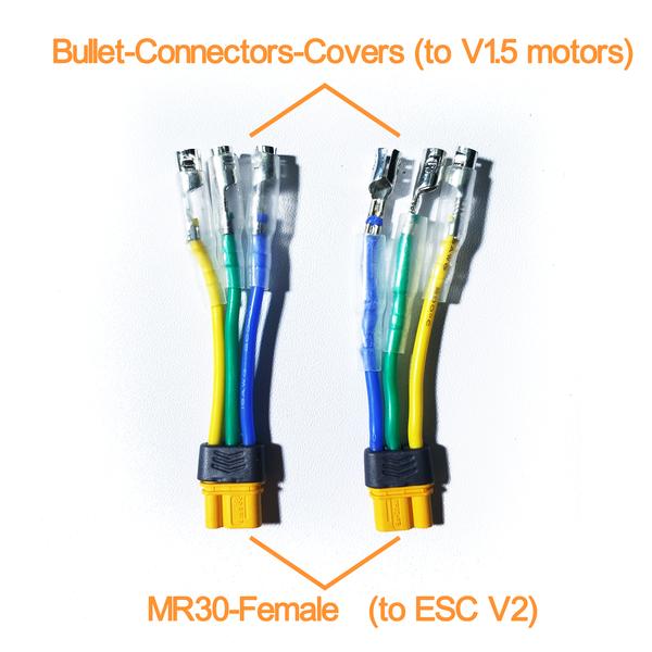 MR30 to Bullet connector adaptor